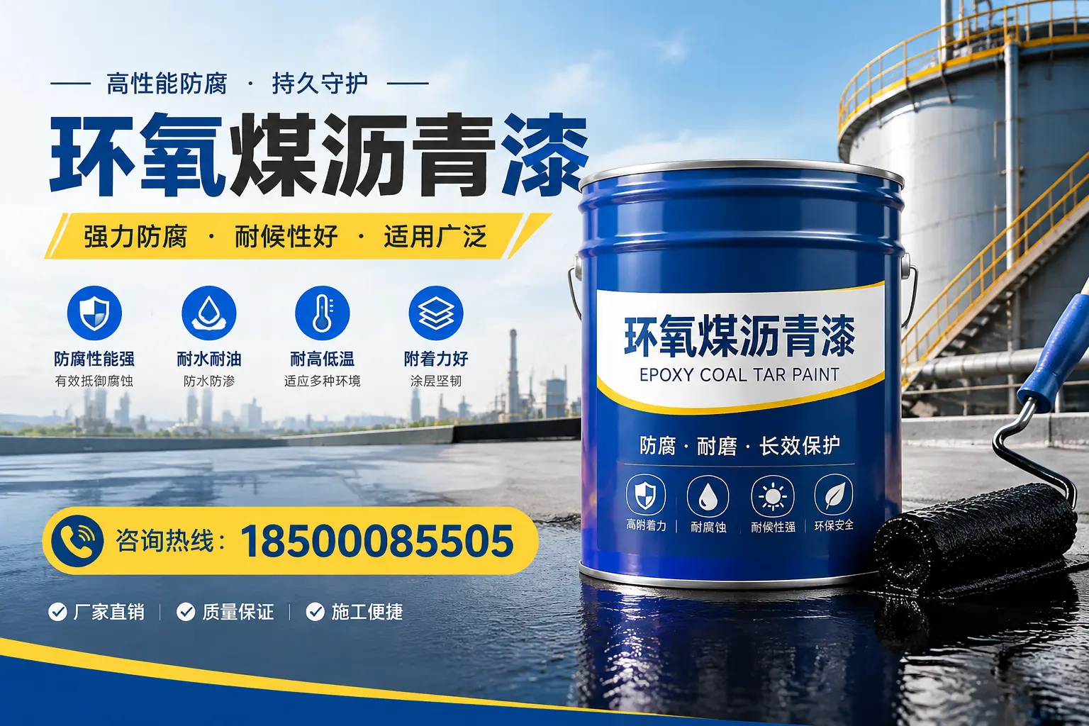 环氧煤沥青漆的储存与运输注意事项,惠州企业须知