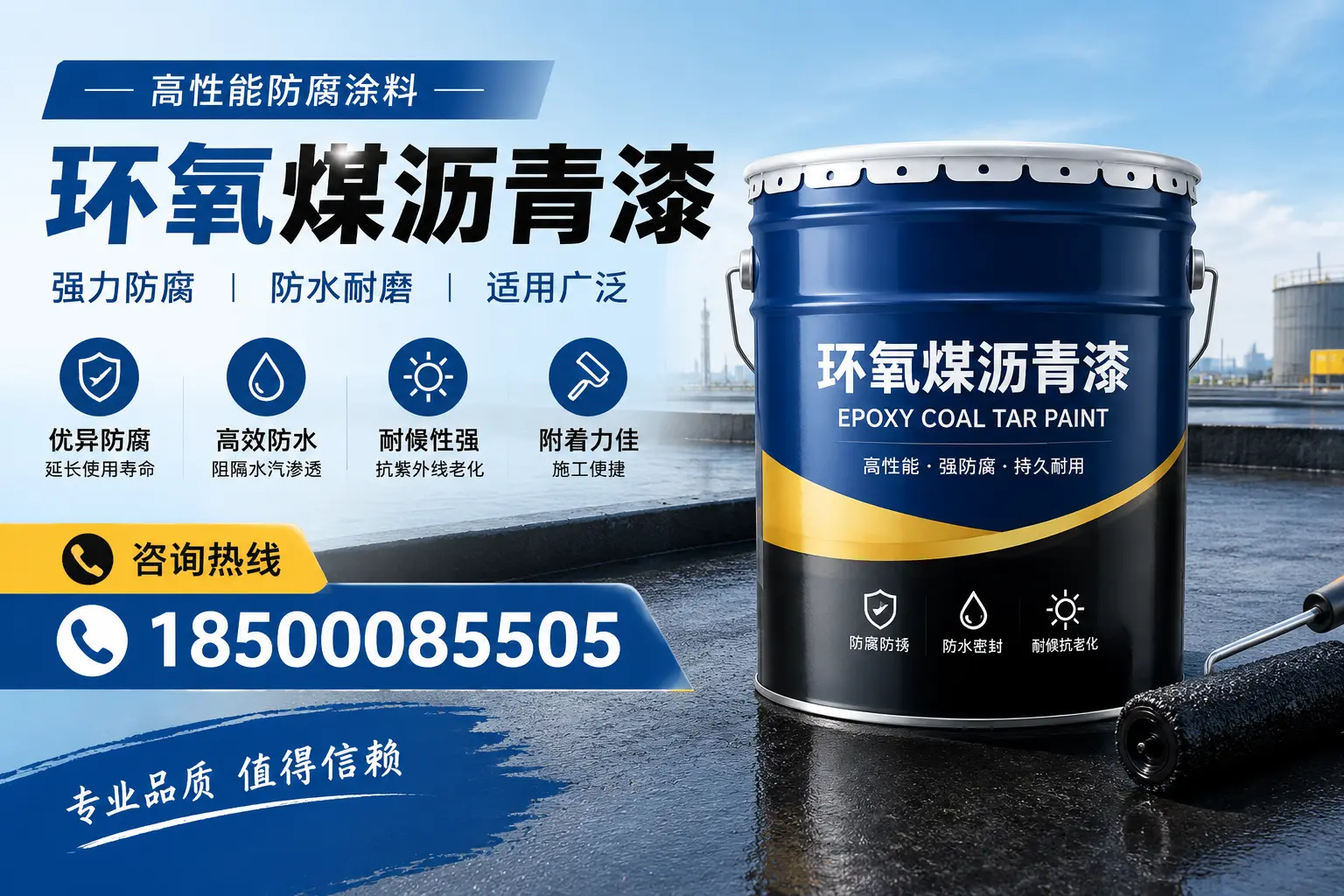 环氧煤沥青漆的主要成分与功能，惠州用户深度了解